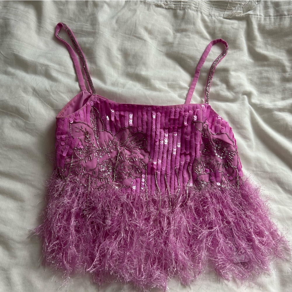 Pink asos top, never worn